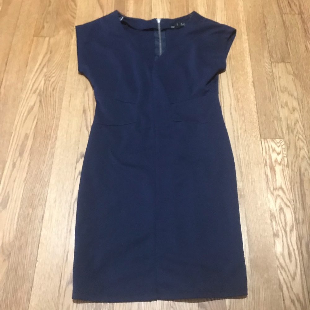 Small navy dress